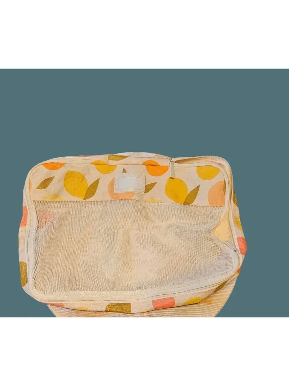Calpak 2 Zip Around Packing Cube Organizers -Citrus Fruit Pattern
